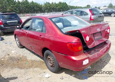 2004 Toyota Corolla Le из США, поврежденный, VIN 2T1BR32EX4C251712